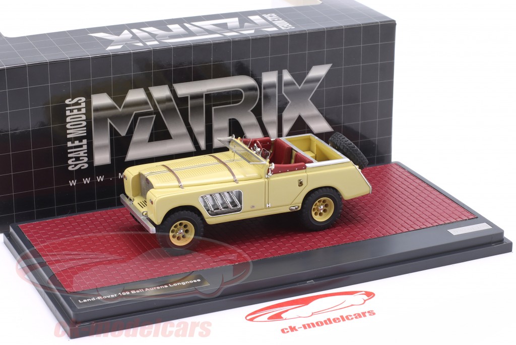 Matrix 1:43 Land Rover 109 Bell Aurens Longnose Open Top year 2008 ...