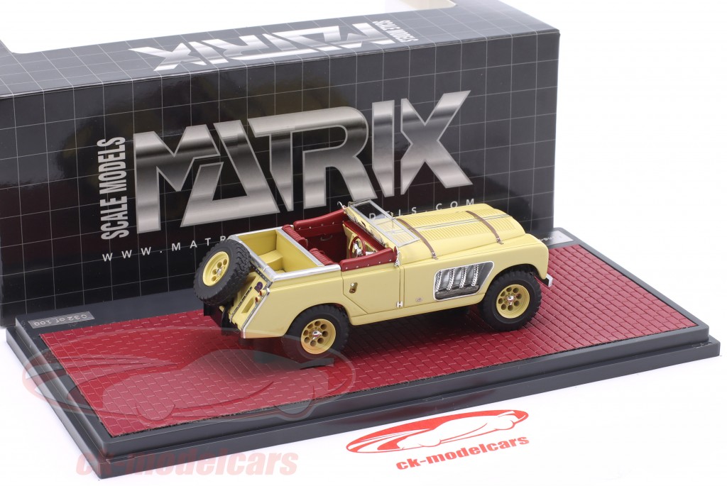 Matrix 1:43 Land Rover 109 Bell Aurens Longnose Open Top year 2008 ...