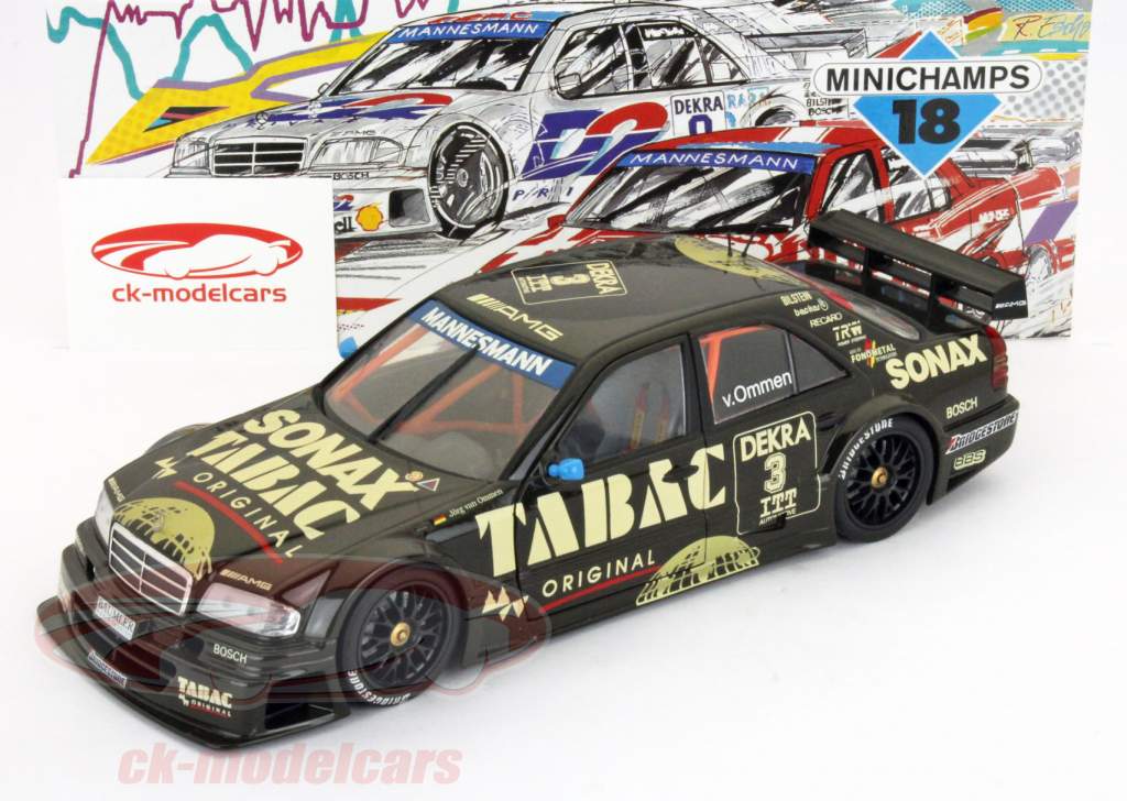 Minichamps 1:18 J. van Ommen Mercedes C-Class AMG Mercedes DTM #3 