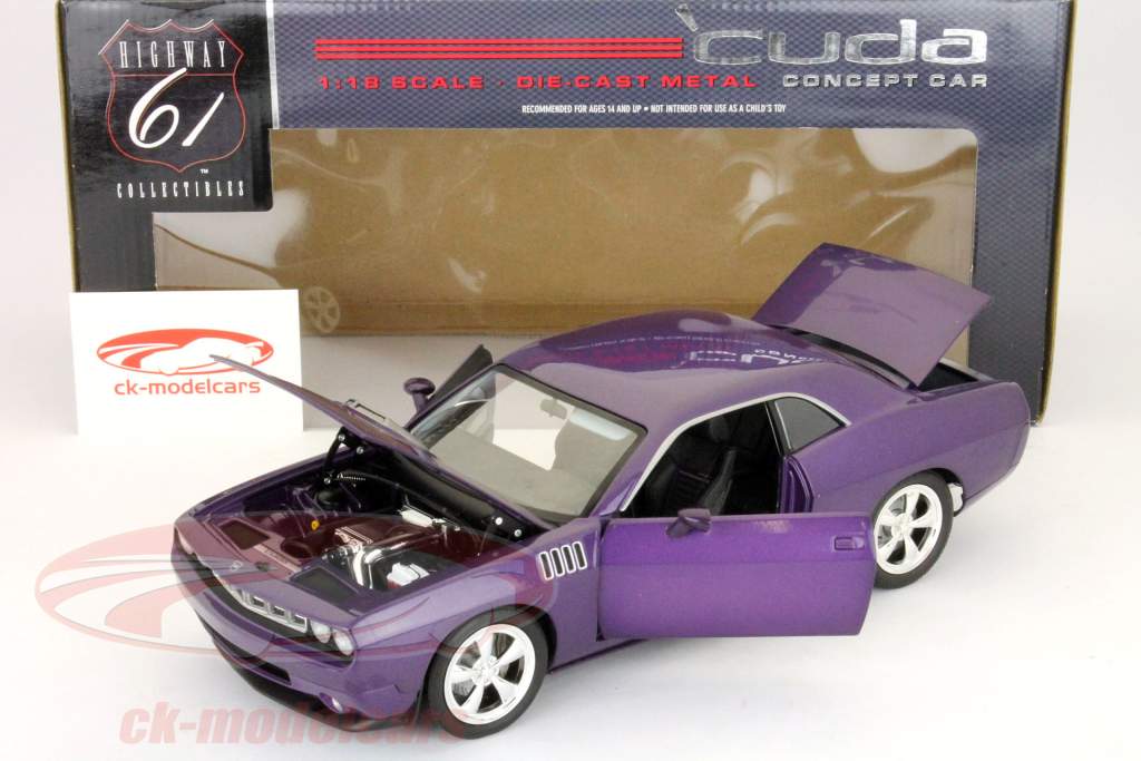 Highway 61 Collectibles 1:18 Plymouth Cuda Concept year 2011 