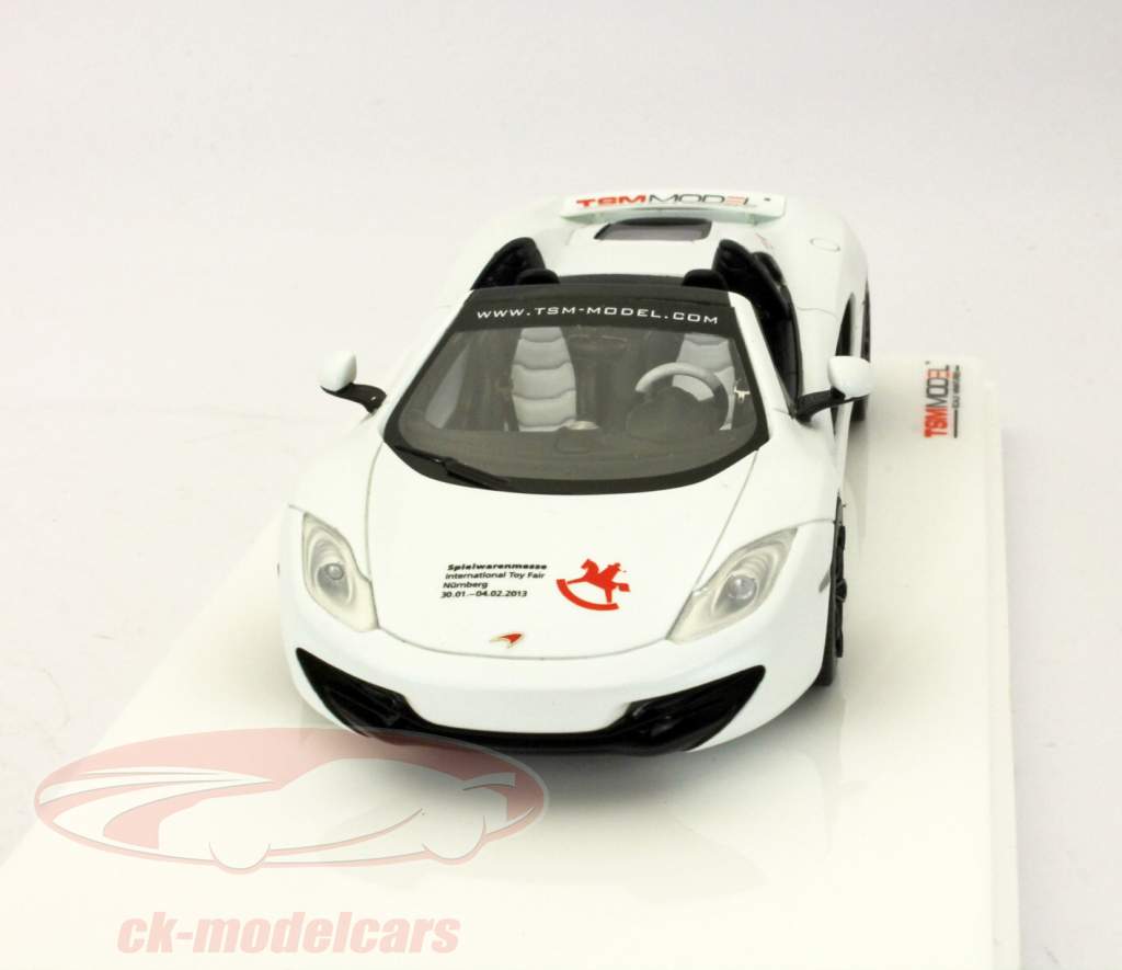 McLaren MP4-12C Spider white special edition Toy Fair Nuremberg 2013 1:43 TrueScale