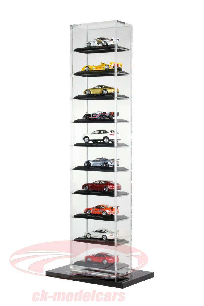 Vitrine De Collection Porsche – Pour 10 Miniatures 1/43 – Minichamps