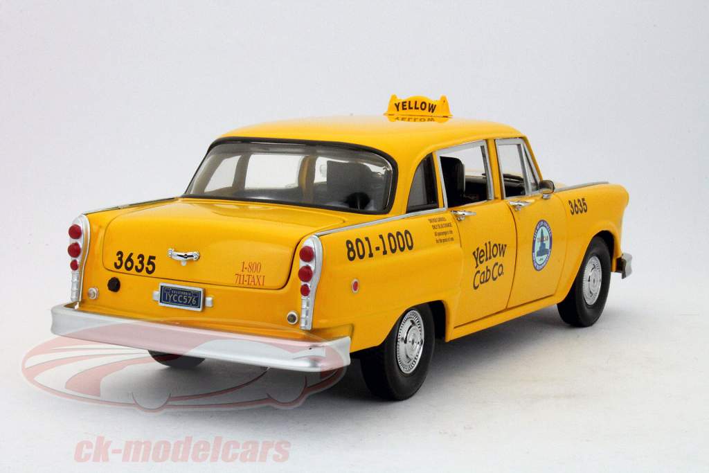 Sun Star Models 1:18 Los Angeles Checker Cab A11 Baujahr 1981 Taxi 2503 ...
