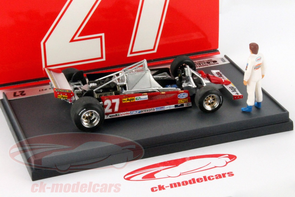 BRUMM 1/43 FERRARI 126 CK turbo GP Itallie 1981 Gilles