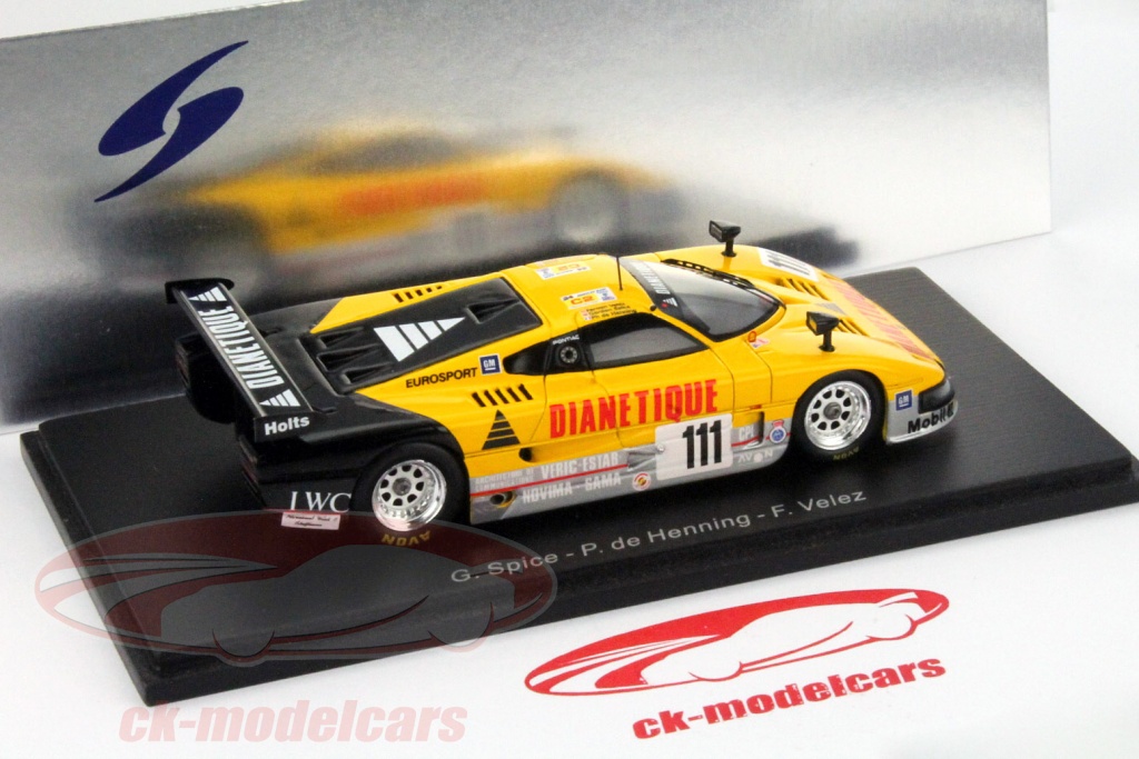 Spice SE89C #104 19th 24H Le Mans 1989 S6804 - Model Car Passion