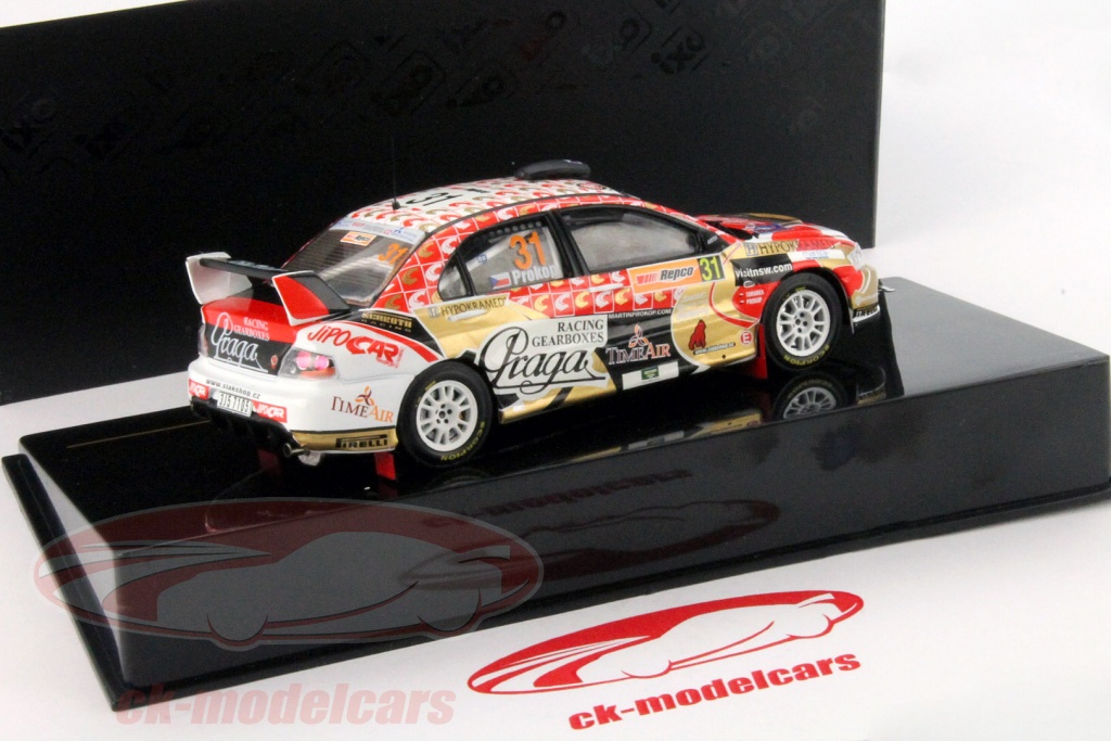 Miniature IXO 1/43 – Mitsubishi Lancer Evo IX, Rallye Australie 2009