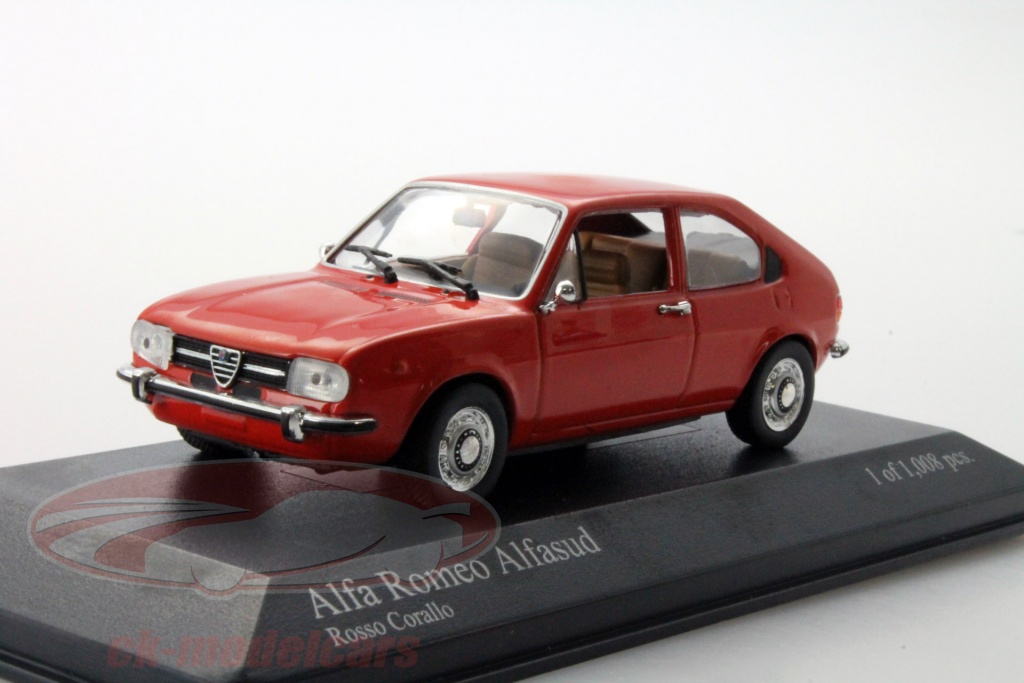 Politoys E36 – Alfa Romeo Alfasud Coupé 1975 – Rouge – 1/43 – Italie – Boîte