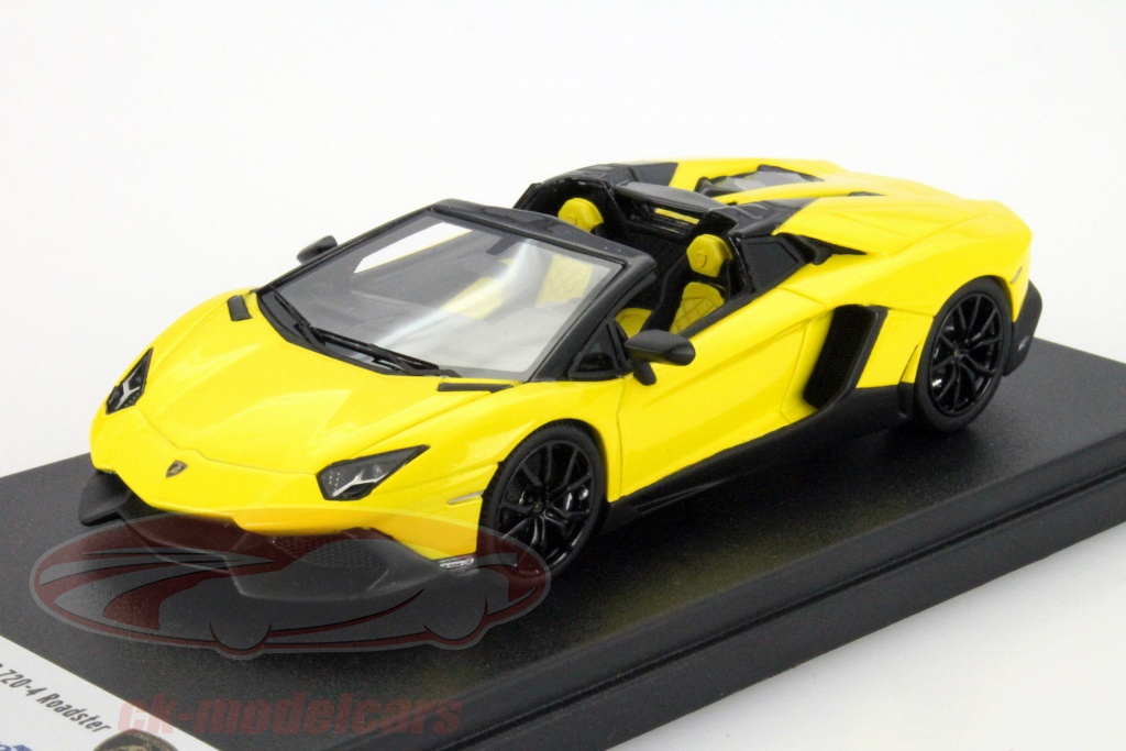 ルックスマート1/43ランボルギーニアヴェンタドールS イエロー