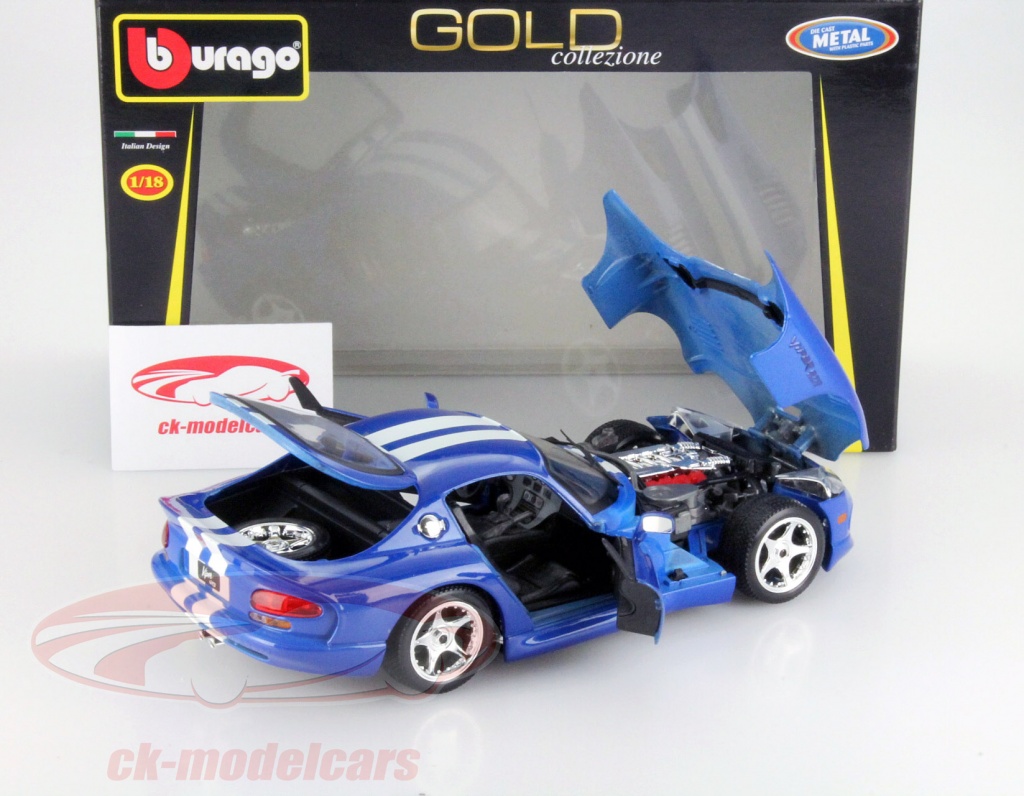 Burago 1996 Dodge Viper GTS Coupe Diecast Car 1 18 | Achetez
