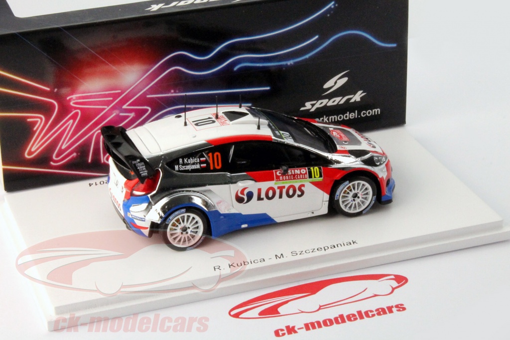 Modèle Réduit 1:43 IXO Ford Fiesta WRC Kubica Monza Rally Show 2014 - Occasion