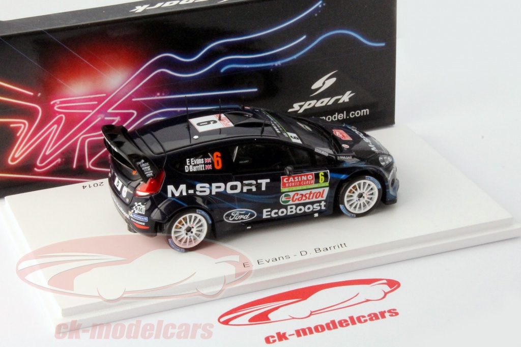 1:43 Scale - FORD FIESTA MkII Rally2 #20 A.Fourmaux - A.Coria