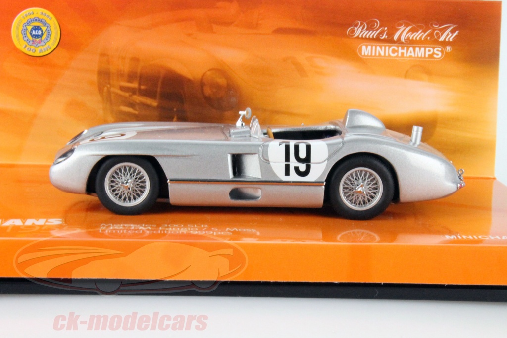 Mercedes - Benz 300 SLR n° 20 24h Le Mans 1955 1/43 Spark S4734