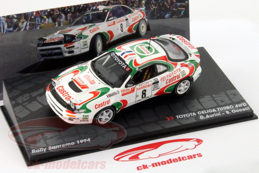 Altaya Ixo 1/18 Toyota Celica Turbo 4WD - Rallye Tour De Corse 1994 - Auriol