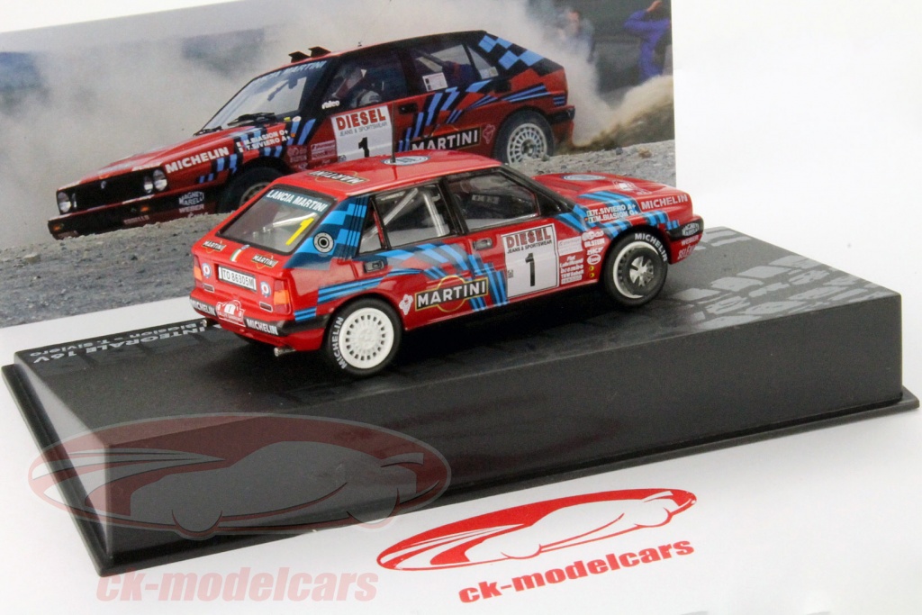 HPI-Mirage 1/43 Lancia Delta Integrale 16V – M. Biasion, Sanremo 1989 #8293