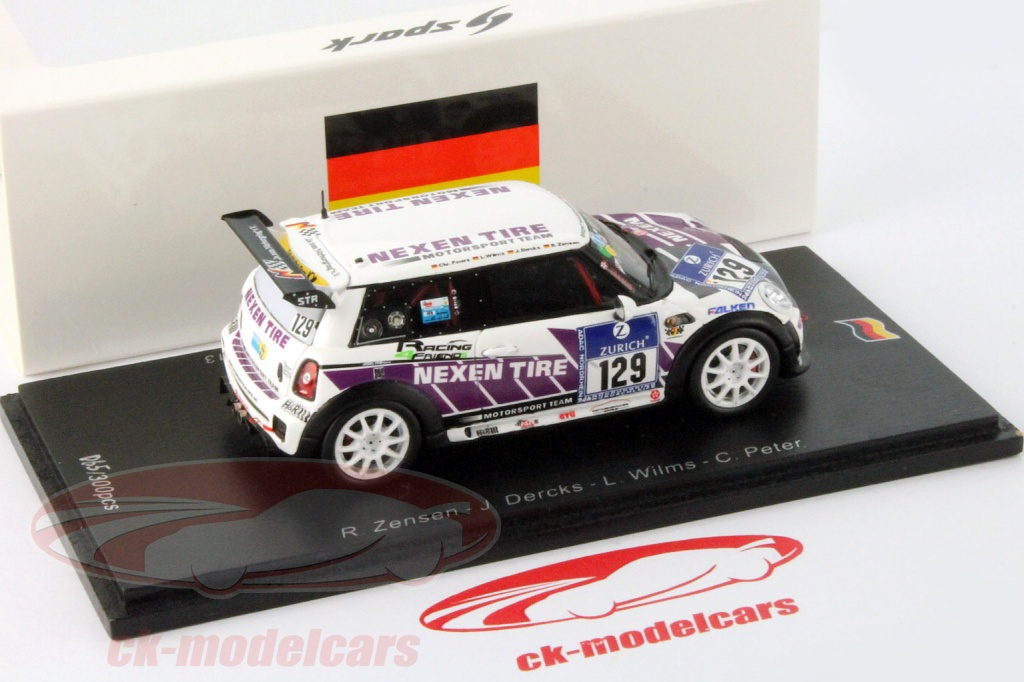 Spark 1/43 Mini Woody Par Castagna 2004 – Modèle Résine Gris Et Blanc