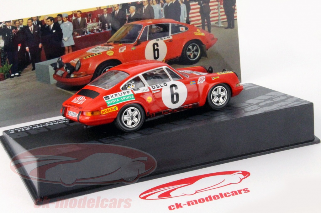 Miniature PORSCHE 911 SC #6 Rallye de Monte Carlo 1982 B.WALDEGARD / H