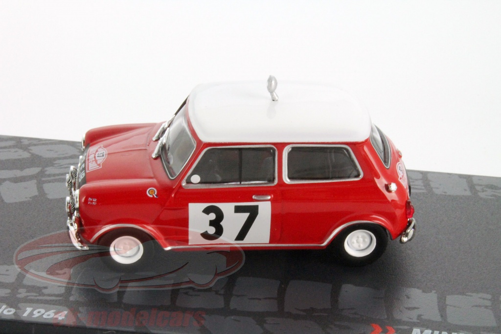 Altaya 1:43 Mini Cooper S #37 Rallye Monte Carlo 1964 Hopkirk / Liddon ...