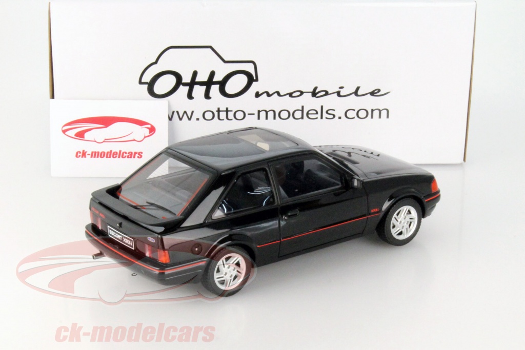 Ford Escort MkIV XR3i Black 1:18 OT568 OTTO MOBILE diecast model car Ford Escort MkIV XR3i Black 1:18 OT568 OTTO MOBILE diecast model car