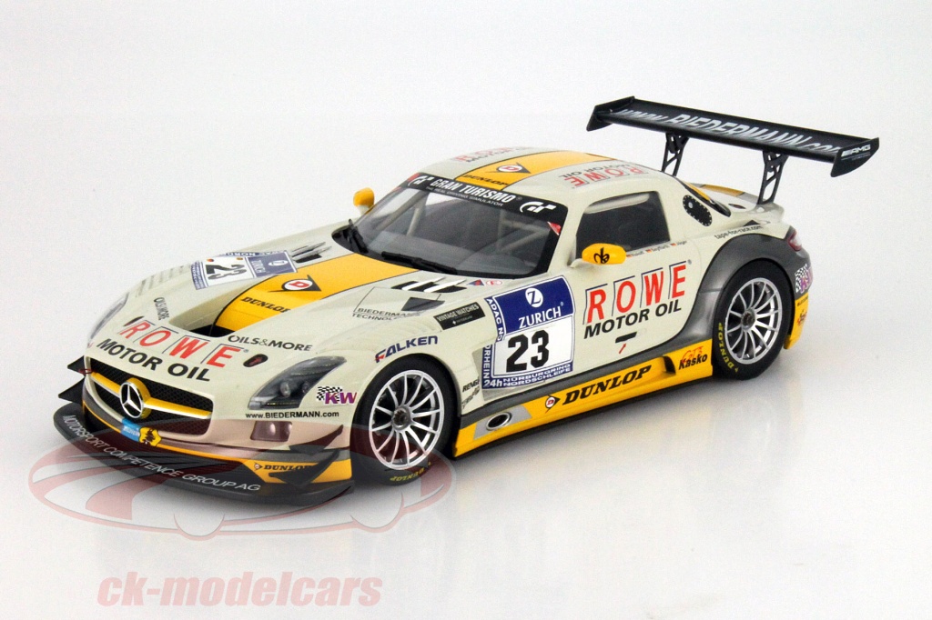 Rowe Racing Sls Amg Minichamps 1:18 Mercedes-Benz SLS AMG GT3 #23 24h Nürburgring 2013 Rowe ...