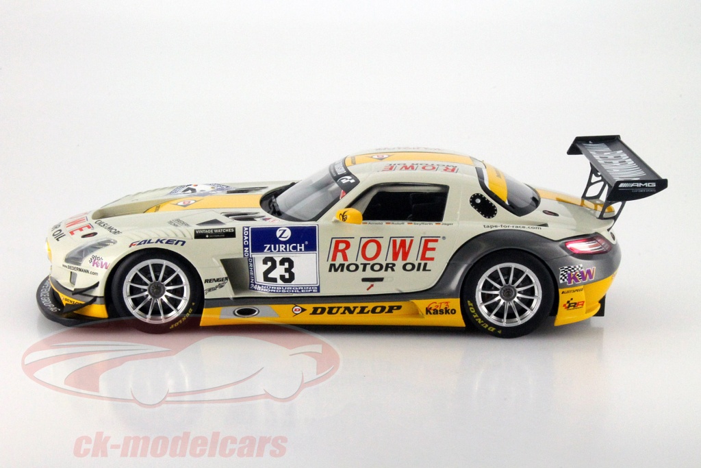 Rowe Racing Sls Amg Minichamps 1:18 Mercedes-Benz SLS AMG GT3 #23 24h Nürburgring 2013 Rowe ...