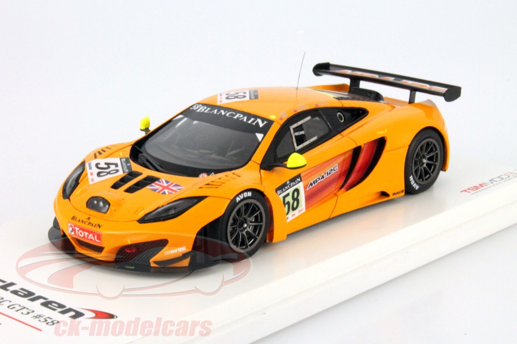 TrueScaleModel Mclaren MP4-12C GT3 2011 Présentation 1/43 TSM114358