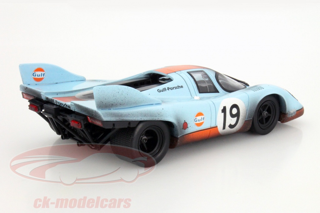 Porsche 917K Norev 1/18 – 24h Le Mans 1971 – N°1 Gulf – Training Siffert / Cloche