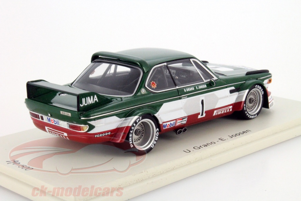 Miniature BMW 3.0 CSL Turbo – Peterson Nilsson Silverstone 1976 – Spark 1/43 (neuf)