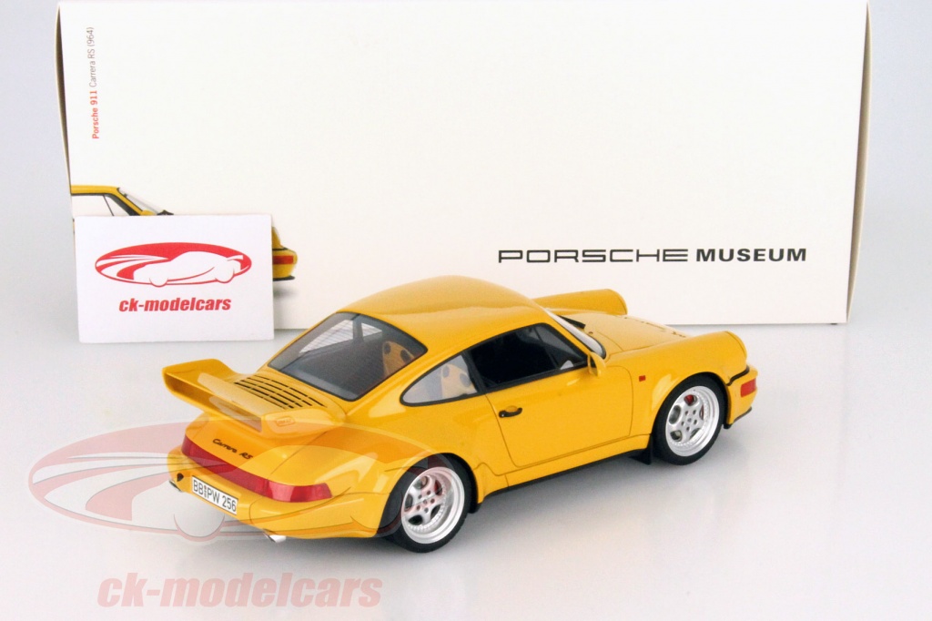 PORSCHE 911 - 964 CARRERA 2 jaune 1/18