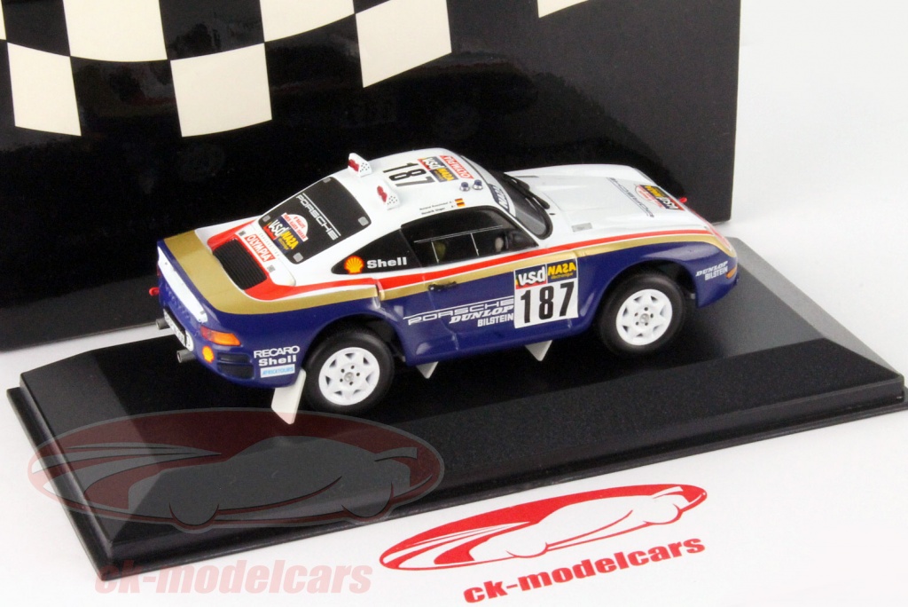 Starter Kit Monté 1/43 - Porsche 959 Rothmans Paris Dakar 1985