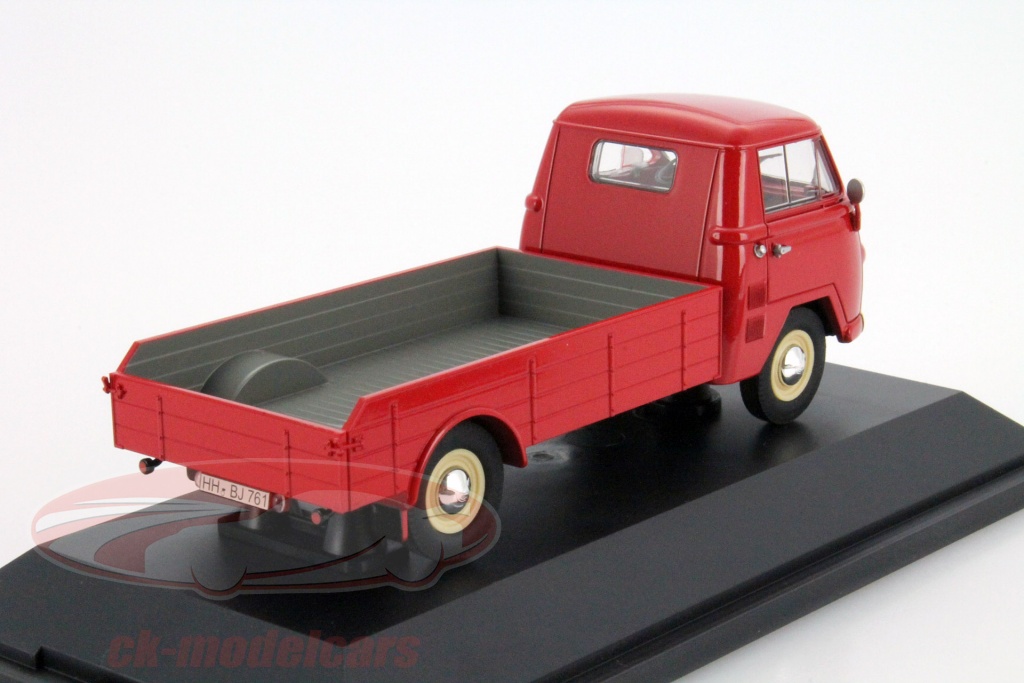 Schuco 1:43 Tempo Matador Low loader Platform truck red 03325 model car ...