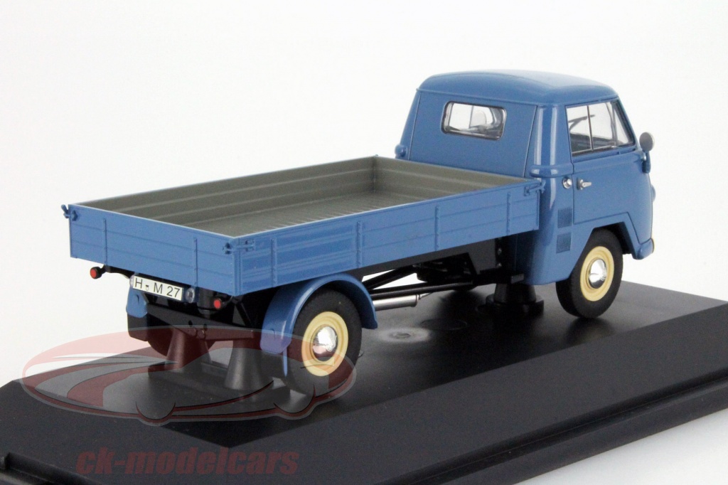 Schuco 1:43 Tempo Matador Platform truck blue 03320 model car 03320 ...