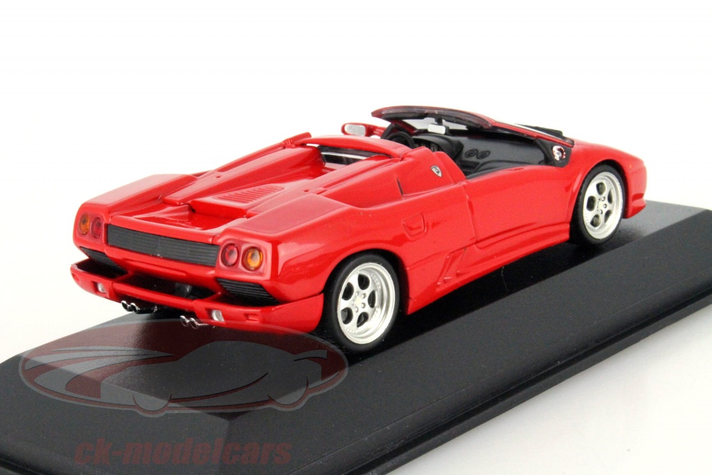 Minichamps 1:43 – Lamborghini Diablo Roadster 1994 Rouge – 400103580 – Occasion Boîte