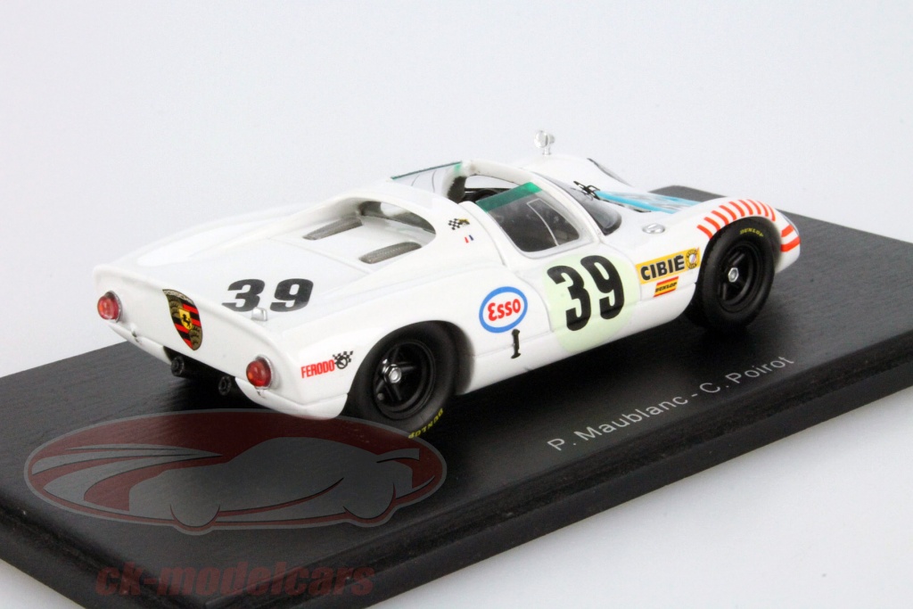 Spark 1/43 Porsche 906 N°42 - 24h Du Mans 1968, Pilotes Maublanc & Poirot (neuve)