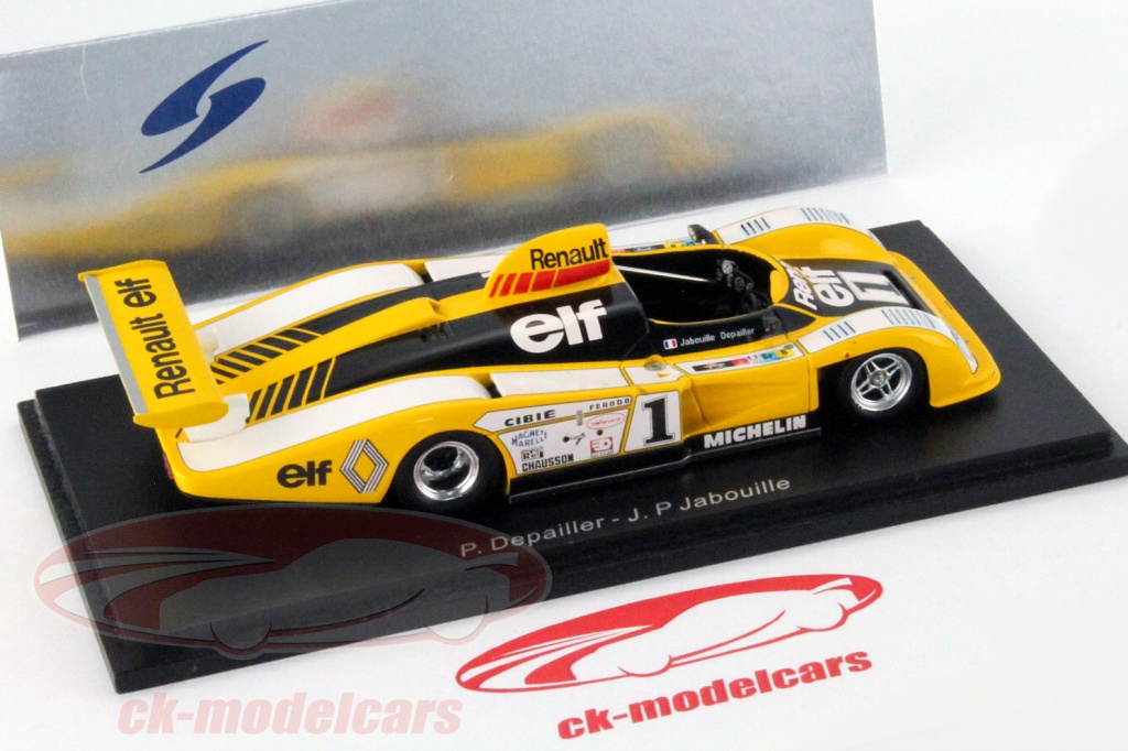 Miniature Alpine A443 N°1 – 24H Du Mans 1978 – Minichamps 1/43 – Occasion Vitrine