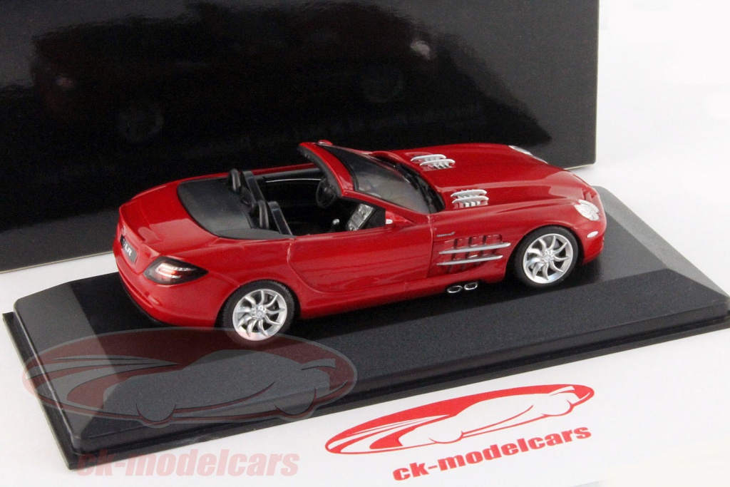 Minichamps 1:43 Mercedes-Benz SLR McLaren Roadster 年 2007 赤 