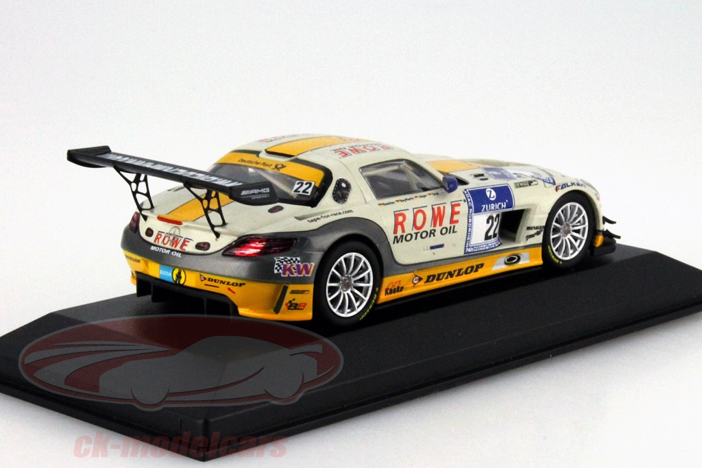 Rowe Racing Sls Amg Minichamps 1:43 Mercedes-Benz SLS AMG GT3 #22 24h Nürburgring 2013 Rowe ...