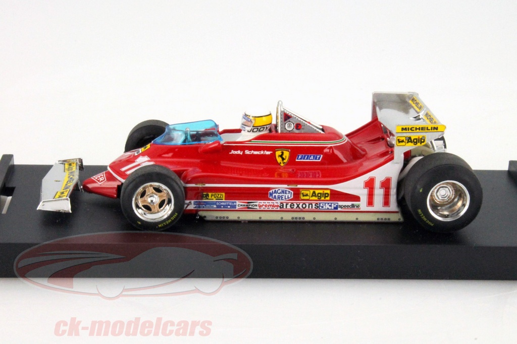 Modèle Réduit Ferrari T4 #11 Jody Scheckter 1/43 Yaxon Art 104 - Métal, Jamais Joué