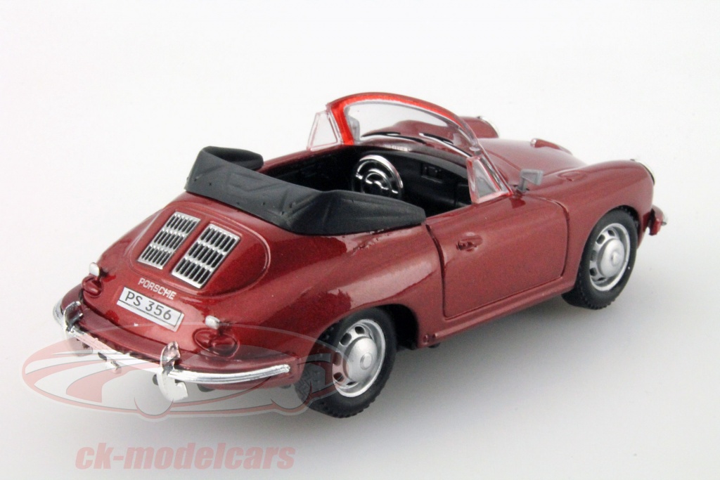 Porsche 356B Soft Top Avec Caravane - Cararama 1/43 - Miniature Vintage