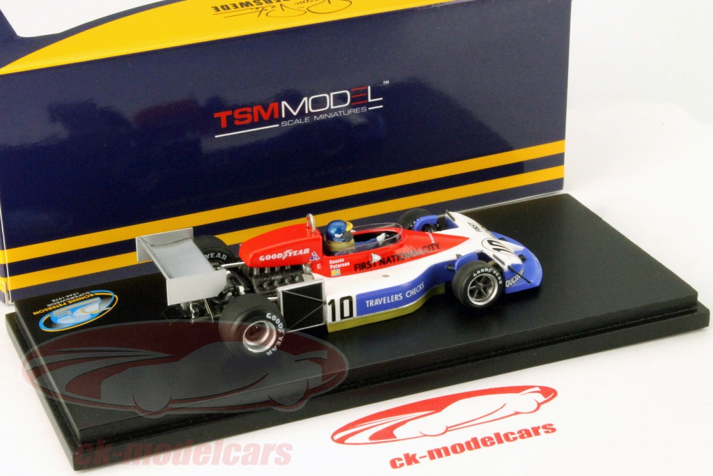 Miniature F1 Spark 1/43 - March 761 De Ronnie Peterson #10 - GP UK 1976