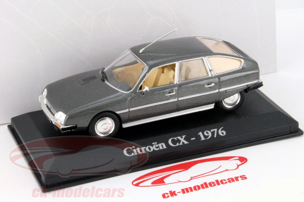 Modèle Réduit 1:43 Citroën CX 1975 Argenté IXO Altaya - N°56 