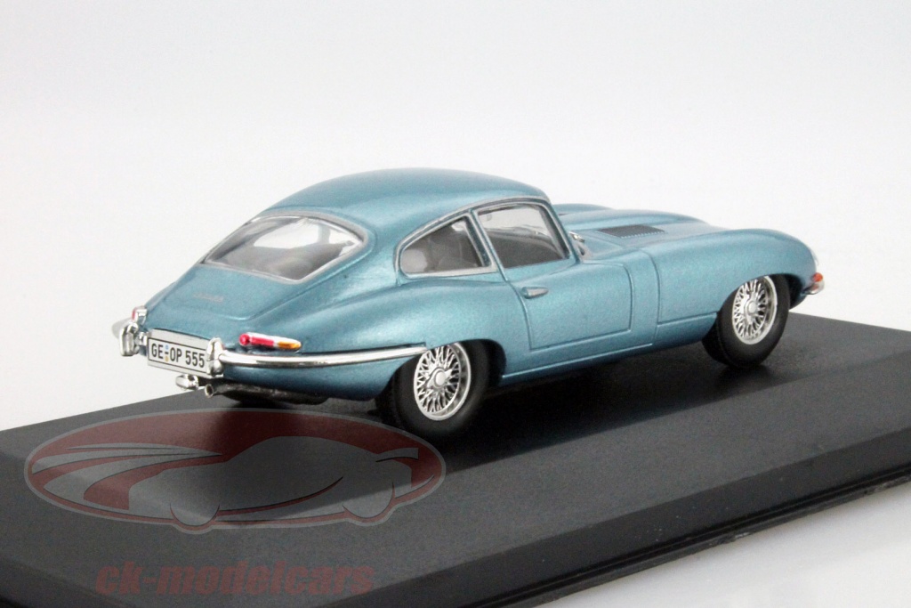 Kyosho 1/43 - Jaguar Tipo E Coupé Blu