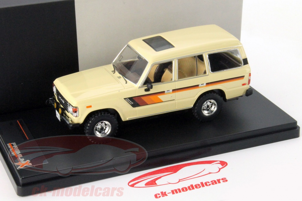 Coche miniatura Toyota Land Cruiser 1/43 Matrix HJ45 Crew Cab türkis
