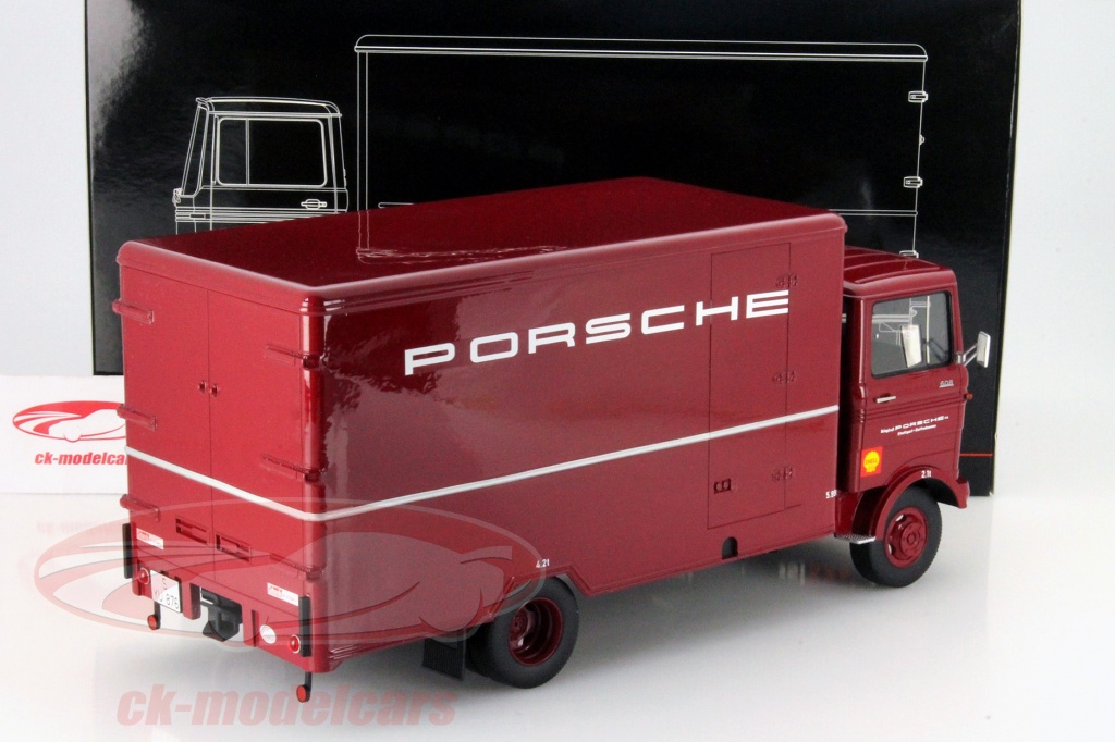 Miniature Porteur Mercedes Lp608 Porsche Premium ClassiXXs 1/43-S