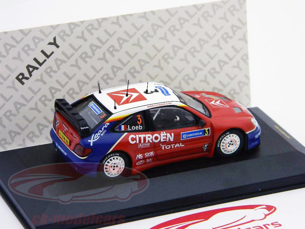 Citroën Xsara WRC 2005 - Modèle Réduit 1/43 Ixo - Épave/pièces Détachées