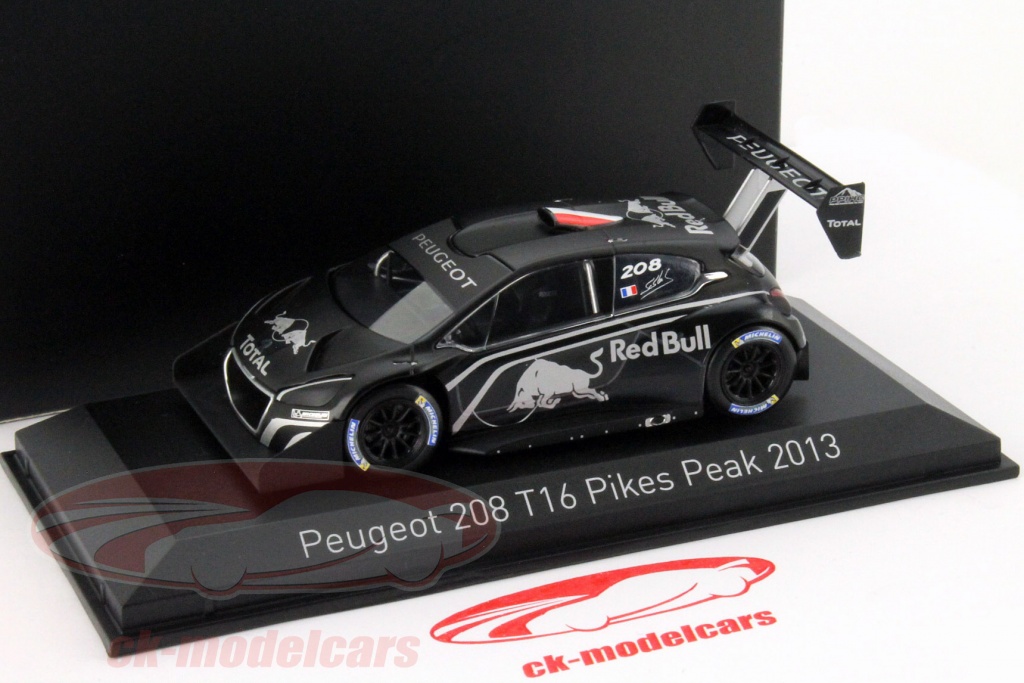Miniature Voiture Peugeot 208 T16 Pikes Peak 2013 - Norev 3 Inch, échelle 1/60, Occasion - Modèle Sport