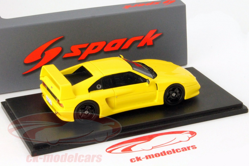 Solido. echelle 1/43. Venturi 400 Gt jaune 1994 . Neuf en boite