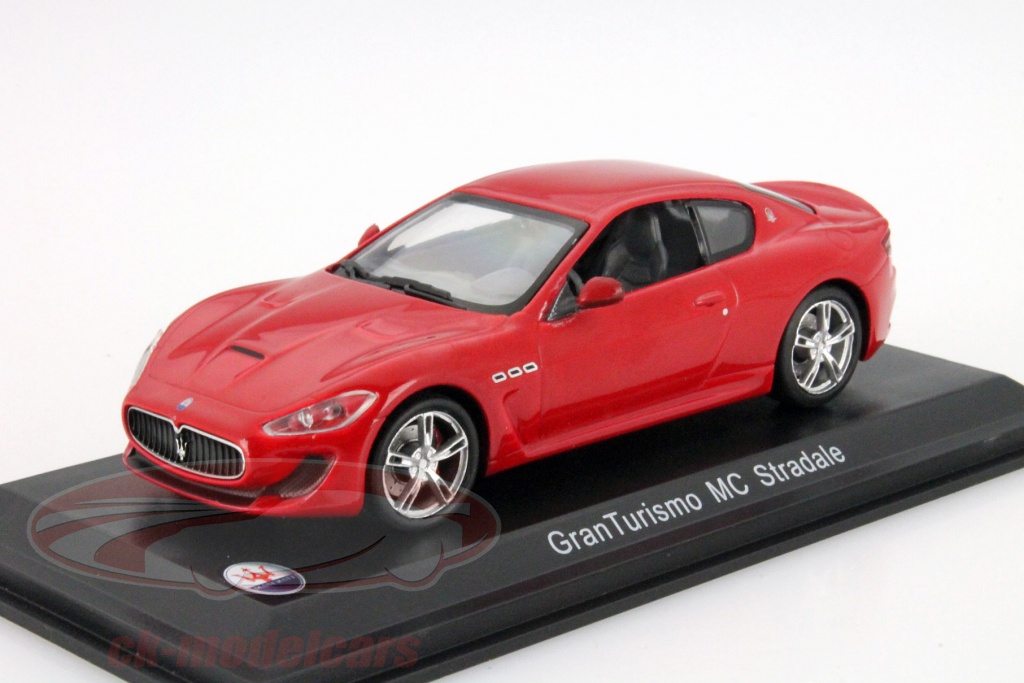 Miniature WhiteBox 1/43 Maserati GranTurismo MC Stradale 2009 - Jaune - Occasion Comme Neuve