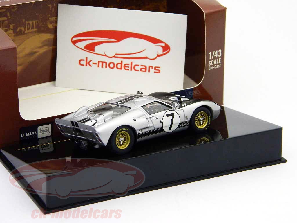 Miniature Exoto 1:18 - Ford GT40 MKII #5 - 24h Du Mans 1966 - Avec Boîte Et Surboîte