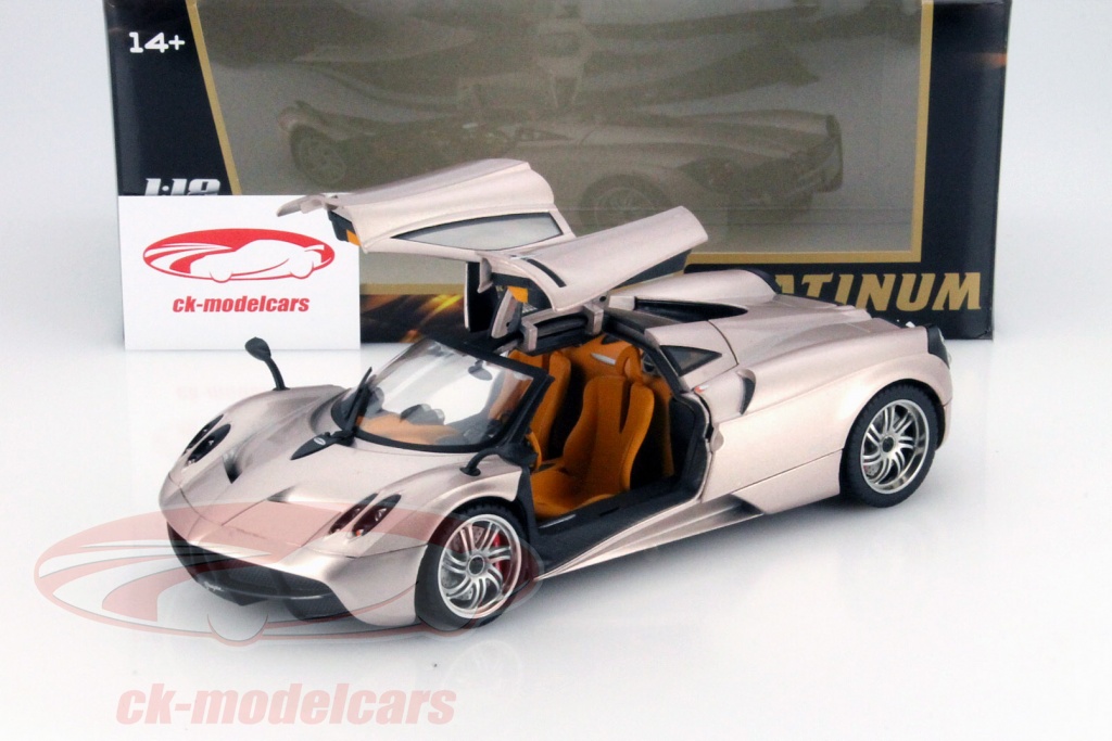 Motormax 1/18 Pagani Huayra 73100PTM - Métal Argent/or - Occasion