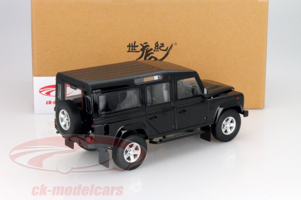 Century Dragon 1:18 Land Rover Defender 110 LHD black CDLR-0003E model ...